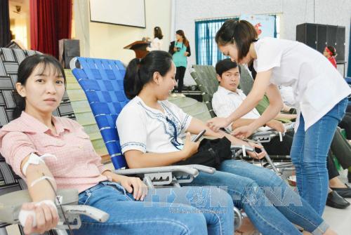 Ngày hội hiến máu của đồng bào Tây Nguyên 